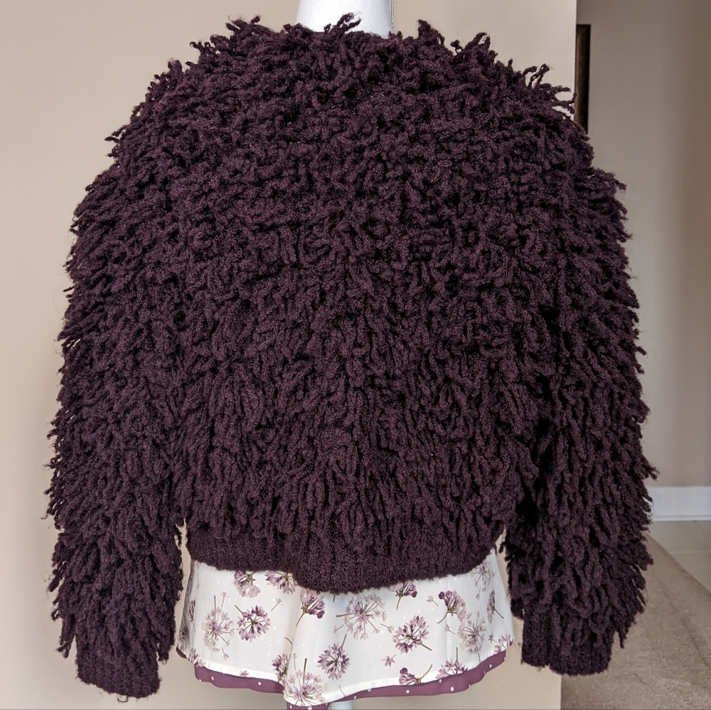 Urban Outfitters (Kimchi Blue) Purple Cardigan SMALL - Picture 2 of 4